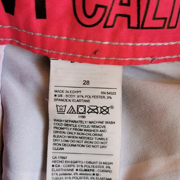 Old Navy Mens Summer Swim Shorts size 28, Red Gray Multi Color - Picture 8 of 12